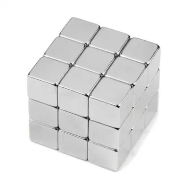 Petit aimant néodyme Cube N52 Ferrite moteur à terres rares carré générateur Permanent Super puissant aimant néodyme pour capteur